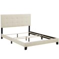 thumbnail image 3 of Modway Amira Full Modern Upholstered Polyester Fabric Bed in Beige, 3 of 8