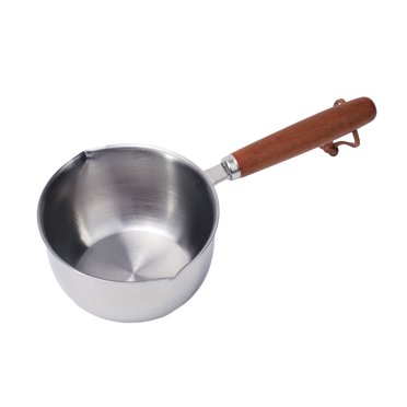 Bgsha Stainless Steel Hot Oil Pan Hot Sauce Small Pot Cooking Butter Melting Pot