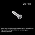 thumbnail image 3 of Unique Bargains M2x12mm Plastic Phillips Machine Screws, PC Flat Head Machine Bolts 25 Pack, 3 of 4