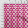 thumbnail image 1 of oneOone Georgette Viscose Fabric Geometric Ikat Print Sewing Fabric BTY 42 Inch Wide, 1 of 1