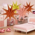 thumbnail image 1 of 30cm Nine-pointed Star Paper Kid Room Hanging New Year Party Ornament Decor, 1 of 10