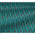 thumbnail image 5 of oneOone Viscose Jersey Fabric Leaves & Floral Block Print Sewing Fabric BTY 60 Inch Wide, 5 of 5