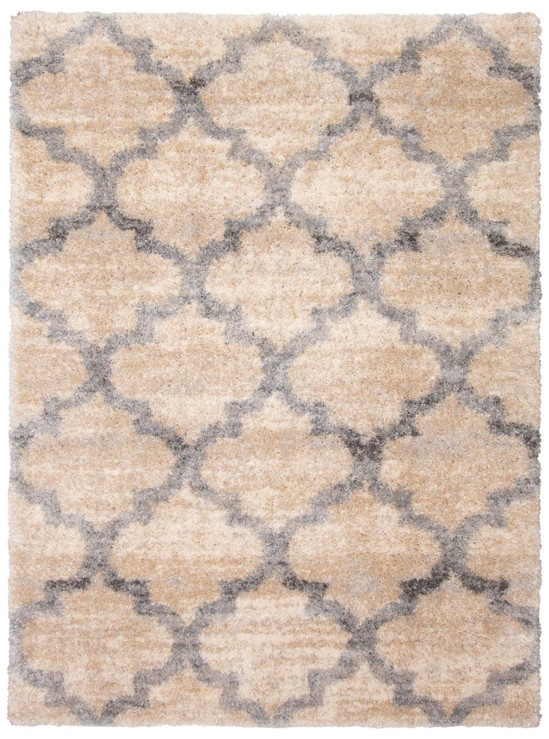 ECARPET Trellis Frise Moelleuse pour Chambre à Coucher