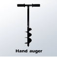 thumbnail image 3 of Handheld Manual Digger Post Hole Drill Bit Spiral Garden, 3 of 5