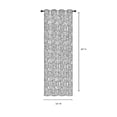 thumbnail image 2 of Faux Suede Panel With 8 Grommets (Gray) - Set of 2, 2 of 2