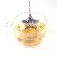 thumbnail image 4 of WALFRONT Cute Stainless Steel Loose Tea Infuser Leaf Strainer Filter Diffuser Herbal Spice Star Chain, loose tea infusers, loose Tea Infuser, 4 of 11
