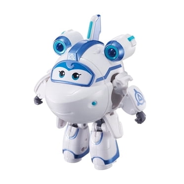 Super Wings 5" Transforming Supercharged Astra Airplane Toys Action Figure, Airplane to Robot in 10 Steps, Toy Plane Vehicle for 3-5 Year Old Boys & Girls, Birthday Gifts for Preschool Kids,White