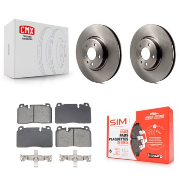 Kit de Rotors de Frein à Disque avant et Plaquettes Semi-Métalliques pour Voiture Audi Q5 K8S-103986