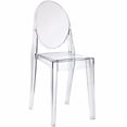 thumbnail image 4 of Nicer Furniture Ghost Clear Side Chair, 4 of 5