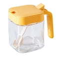 thumbnail image 2 of Pots à Épices en Verre pour l'Organisation de la Cuisine / Contenants à Épices Hermétiques avec Couvercle Rabattable / Bouteilles d'Assaisonnement Compactes pour Ranger les Herbes et les Épices / Garder au Sec pour la Maison Ou le Camping en Plein Air, 2 of 6