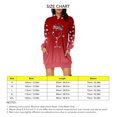 thumbnail image 3 of Femmes Hoodie Robe, Casual Skin Amical Tombé Épaule Manches Pull Hoodie Sweatshirt Robe Libre Correspondant à la Maison Rouge, Gris, Bleu Foncé, Noir Vieil Homme, Rouge Vieil Homme, Noir Élan, 3 of 6