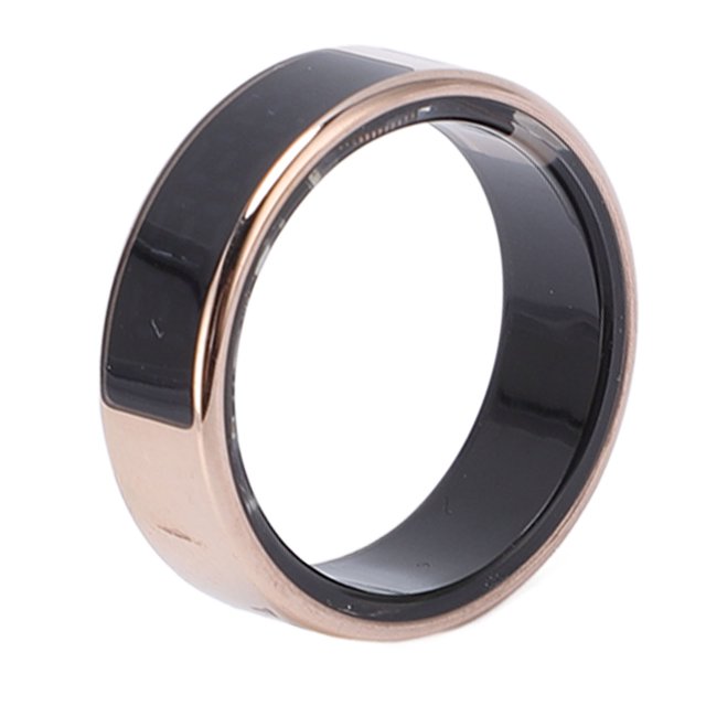 Bague Intelligente avec Écran d'Affichage d'App, Multiples Modes Sportifs, Acier Inoxydable Résistant à l'Eau IP68, Bague de Mise en Forme Intelligente 18 mAh pour le Cyclisme et la Course