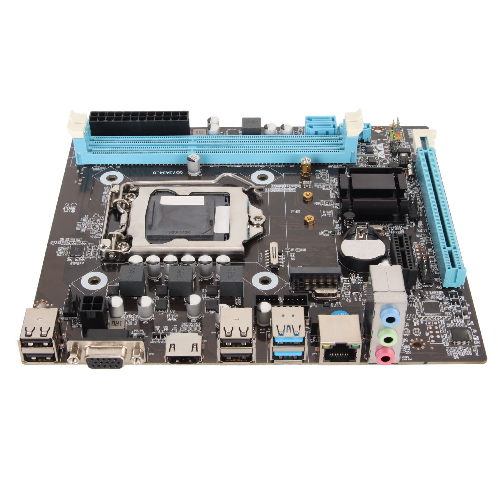 PC Motherboard, H81 Motherboard M.2 NVMe NGFF Micro ATX LGA 1150 PCIe Slot  For Desktop PC