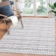 thumbnail image 3 of HOMERRY Large Boho Geometric Non-Shedding Area Rug 9' x 12' for Living Room Washable Indoor Carpet, Gray, 3 of 7