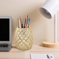thumbnail image 2 of Harpily Pencil Barrel Creative Resin Pen Holder Pineapple Shape Handicraft Storage Box Student Teacher Desk Desk Pen Holder Decorative One Size Multi-Color, 2 of 4