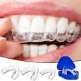 thumbnail image 1 of Mouth Guard For Grinding Teeth Night Guard For Teeth Grinding Stops Bruxism & Teeth Clenching Teeth 2 Sizes Pack Of 4 With Hygiene Case, 1 of 1