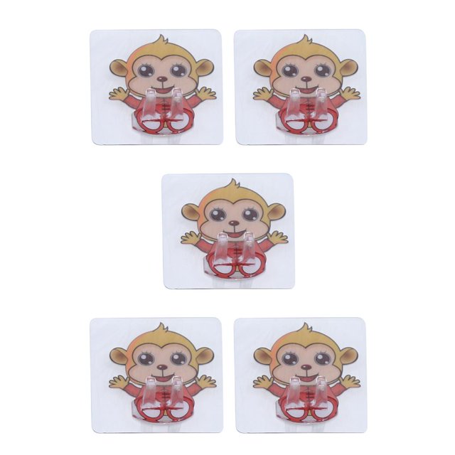 bedienty Wall Mounted Toothbrushes Holder Waterproof Brush Hanger Toothpaste Shaver Storage Bracket Space Saving Bathroom Type 4 5Set