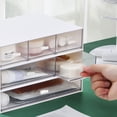 thumbnail image 2 of fastboy Neat And Tidy Storage Box - plify Life With Organized Storage Multilayer Stackable Desk Organizer white 1 drawer 1Set, 2 of 6