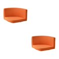 thumbnail image 3 of kurtrusly Trilateral Chair Covers Wide Application And Strong Elastic Chair Protection Made Easy Polyester Cover Chairs Decoration Orange 2Set, 3 of 6