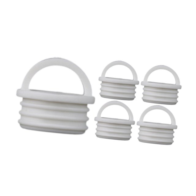 GUOOL 5 Pieces Mop Bucket Drain Stoppers Sturdy Silicone Plug Stoppers for Kitchen 33x32mm