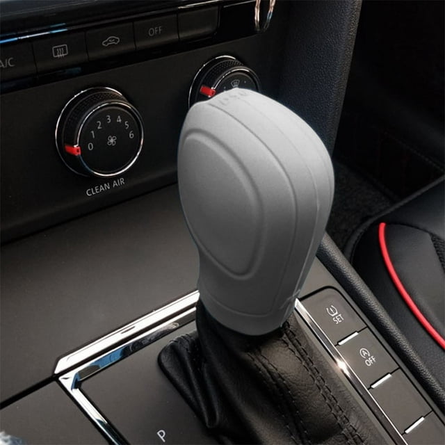 CHOK Car Gear Shifter Knob Cover Elastic Car Automatic Shifter Protector Cover Universal Antl-Slip Auto Knob Gear Stick Protector Vehicle Accessories