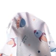 thumbnail image 4 of Birdeem Chemises pour Filles Mode Filles Décontracté Manches Courtes Hauts Col Rond Bouton Imprimé Shorts, 4 of 12