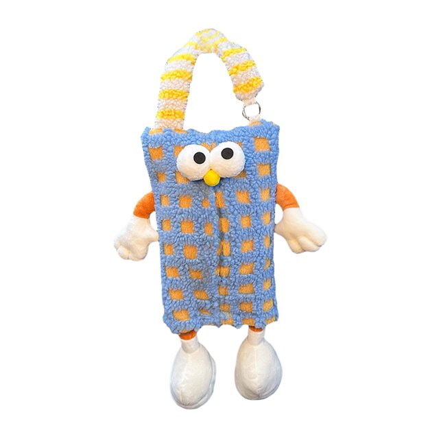GROWTH TANK Cartoon Car Tissue Holder Cartoon Tissue Cover Creative Monster Back Seat