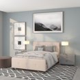 thumbnail image 4 of Tribeca Full Size Tufted Upholstered Platform Bed in Beige Fabric, 4 of 6