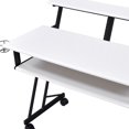 thumbnail image 4 of ACME 47" Home Office Furniture Suitor Music Recording Studio Desk, White, 4 of 7