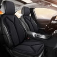 thumbnail image 1 of Black High Density Foam Core Car Seat Cushion Set Seat Pad Backrest Headrest Triple Set Mesh Cover Ventilated Cooling Automotive Accessory Black All Seasons Complete Interior Set, 1 of 7