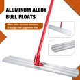 thumbnail image 3 of 46"X8" Bull Float Kit Aluminum Magnesium Alloy Concrete Float with Adjustable Bracket and 4 Handles, 3 of 7