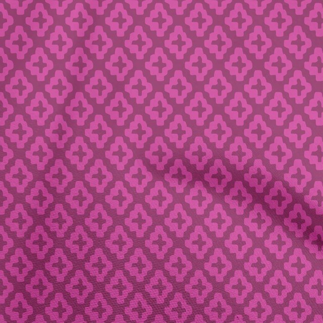 oneOone Rayon Magenta Fabric Abstract Sewing Craft Projects Fabric Prints By Yard 56 Inch Wide