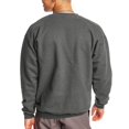 thumbnail image 3 of Hanes 10 oz ULTIMATE COTTON Fleece Crew Charcoal Heather XL, 3 of 5