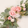 thumbnail image 1 of Ruiboury Romantic Wedding Arch With Fake Flowers Realistic Appearance No Withering Purple Peony 2Set, 1 of 6