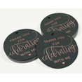 thumbnail image 3 of Inkdotpot Pack Of 50 Real Rose Gold Foil Paper Tags Thank You For Celebrating With Me Birthday Favor Hang Tags, 3 of 6