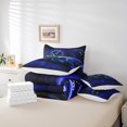 thumbnail image 5 of Blue Sports Car 7 Piece Comforter Set Full Bed in a Bag,Racing Car Extreme Sport Bedding Sets Speed Automobile Vehicles Speedometer Sheet Set with Comforter, 5 of 5