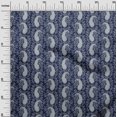 thumbnail image 2 of oneOone Tissu Polyester Lycra Imprimé Floral & Paisley Tissu BTY 56 Pouces de Large, 2 of 4
