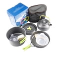 thumbnail image 1 of Pisexur Camping Kitchen And Cutlery Set Portable Camping Set Pot Made Of Aluminum Material, 1 of 4