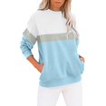 thumbnail image 1 of Pxiakgy Tenues d'Automne pour Femmes 2024 Chandail en Molleton Col Rond Manches Longues Décontracté Léger Ample Taille : S-2TG, 1 of 8