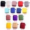 thumbnail image 2 of Earphone Charging Case Protector Anti-lost Silicone Solid cover Case protector Color Design Protective Cover Replacement For AirPods, 2 of 8