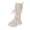 White, variant on Yammkia Cowboy Boots for Girls Toddler Cowboy Boots Western Cowgirl Boots Boys Girls Mid Calf Square Toe Riding Walking Shoes Size 11.5 (White,Little Kids 11.5)