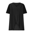 thumbnail image 4 of Plebaso Womens Plus Size Cardigan Short Sleeve Summer Cardigans Open Front Casual Blouses with Pockets, 4 of 7