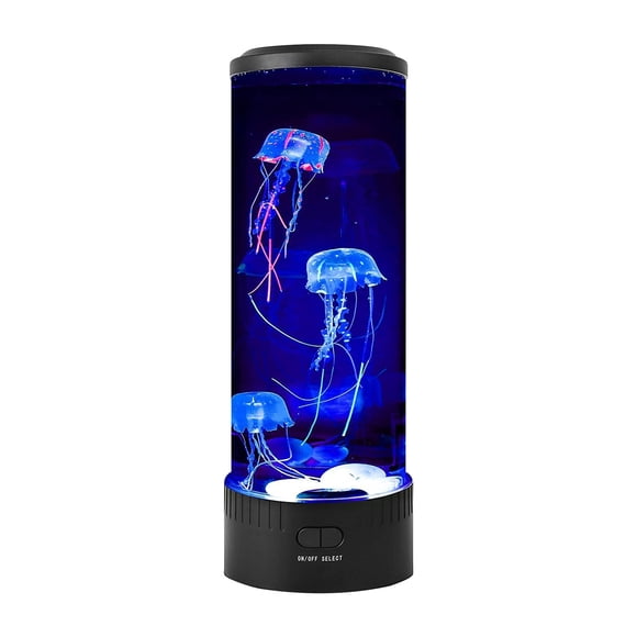 GGdda Up to 50% off Night Light Lava Lamp Led with 7 Color Changing Light Round Aquarium Lamp Night Lamp Desk Lamp Book Light 12.2*4.5*4.5Inch (Clearance) Plastic