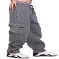 thumbnail image 1 of Pro 5 Mens Fleece Cargo Sweatpants Black Small, 1 of 2