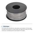 thumbnail image 3 of Uxcell 30AWG Stranded Wire Hookup 50M/164ft Grey, Electrical Wire UL1007 Spool, 3 of 6