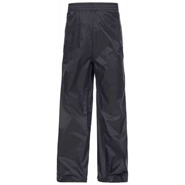 Trespass Kids Qikpac Compact Pack Away Pantalon Imperméable en Taille 7/8 et Couleur Noire. Ces Pantalons Imperméables Unisexes Comprennent une Taille Entièrement Élastiquée, des Ajusteurs d'Ourlet à Clous, et des Ouvertures à Trois Poches pour Accéder aux Poches sous-Couches. Conçus avec une Indice d'Imperméabilité de 5000mm, une Respirabilité de 5000MVP et une protection Coupe-Vent, Ils Sont Idéals par Temps Humide. les Pantalons Sont Compressibles dans une Pochette Compacte pour un Rangement Facile, les Rendant