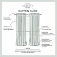 thumbnail image 2 of Exclusive Home Rideaux EH8195-01 2-96G Velours Épais Panneau de Rideau à Illets, 54x96, Blanc Hiver, 2 Unités, 2 of 7