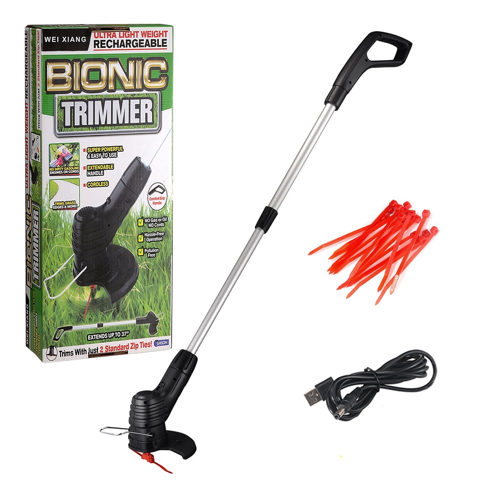 Cordless Electric Lawn Mower Handheld Portable Lightweight Lawn Mower Trimmer USB Rechargeable Electric Lawn Mower Weed Eater
