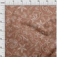 thumbnail image 3 of oneOone Polyester Spandex Brown2 Fabric Sea Sewing Craft Projects Fabric Prints By Yard 56 Inch Wide, 3 of 4