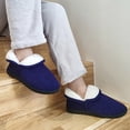 thumbnail image 5 of VONMAY Bottes Pantoufles Duveteuses pour Femmes Bottillons en Mousse Mémoire Chaussures de Maison Intérieur Extérieur, 5 of 5